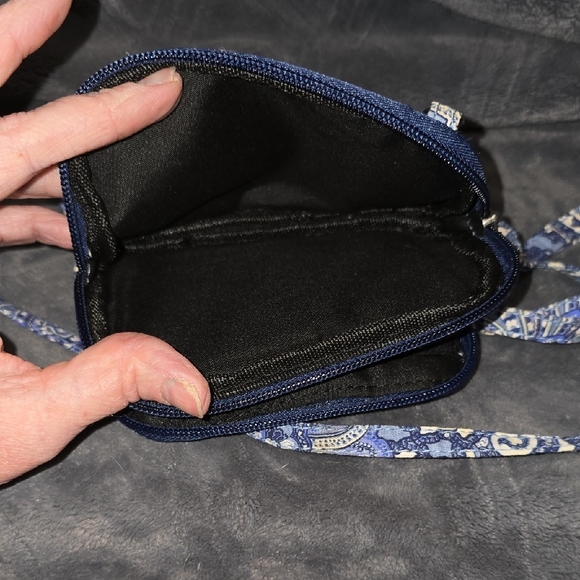 Blue Patterned Crossbody Bag - Picture 6 of 6